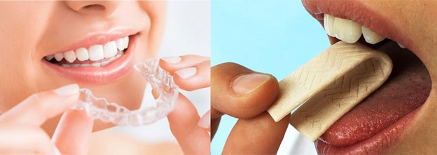 چگونه آدامس را از روی الاینرهای شفاف پاک کنیم؟